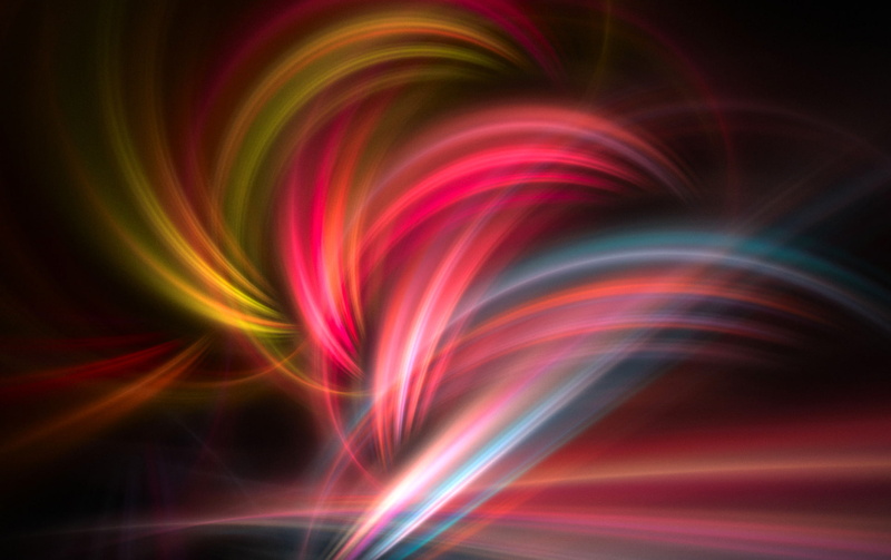 gas, line, light, color, fractal, rays, 1080P