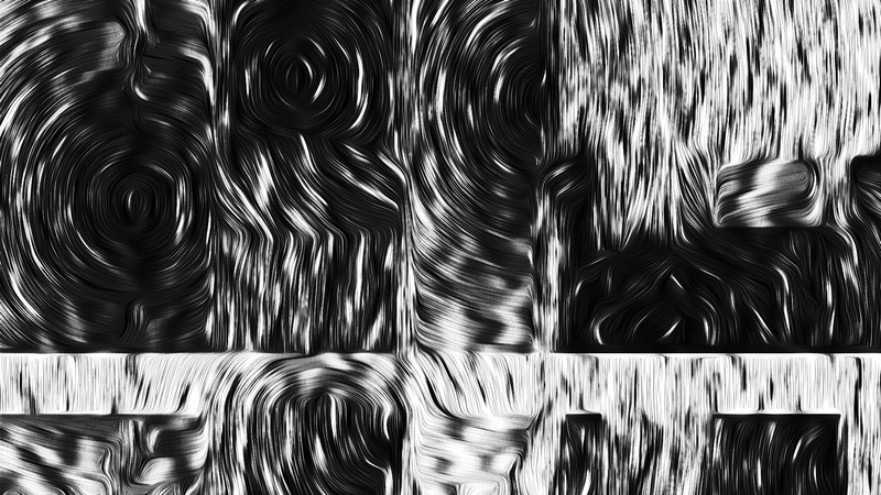 repetition, directly above, 1080P, design, day, plastic, large group of objects, Oil Painting, white, monochrome, Dark, black, textured, lines, close-up