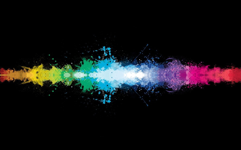abstract, motion, vibrant color, night, Line, copy space, Rainbow, no people, pattern, abstract backgrounds, Colorful, multi colored, black background