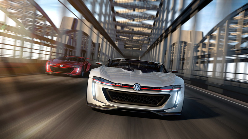 car, Volkswagen GTI Roadster, on the move, mode of transportation, 1080P, sunlight, building, building exterior, day, speed, luxury, motion, motor vehicle
