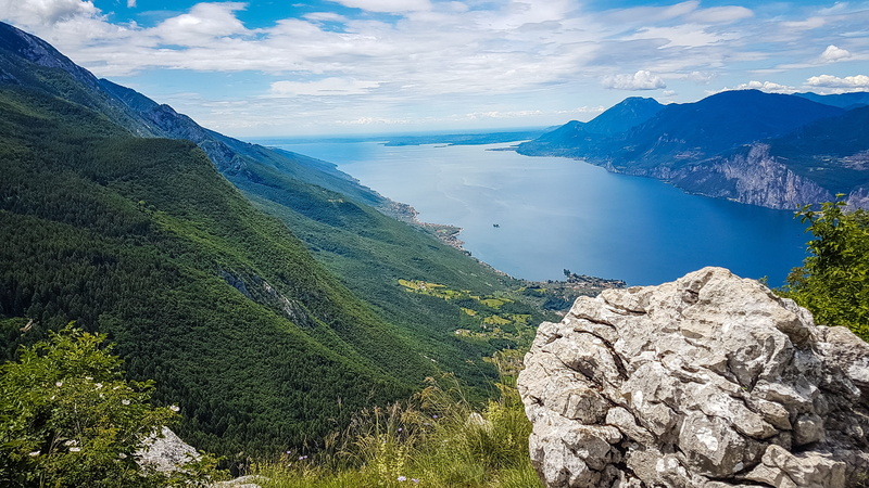 italy, exposed, formation, landscape, mountain peak, hiking, rock - object, no people, migratory goal, monte baldo, 4K, environment, bergtour, scenics - nature