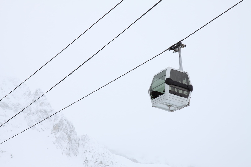 Cable, Alpine, white color, winter, cold temperature, Cabin, clear sky, transportation, resort, Air, sky, day, transport, car, snowing, alps, cable car