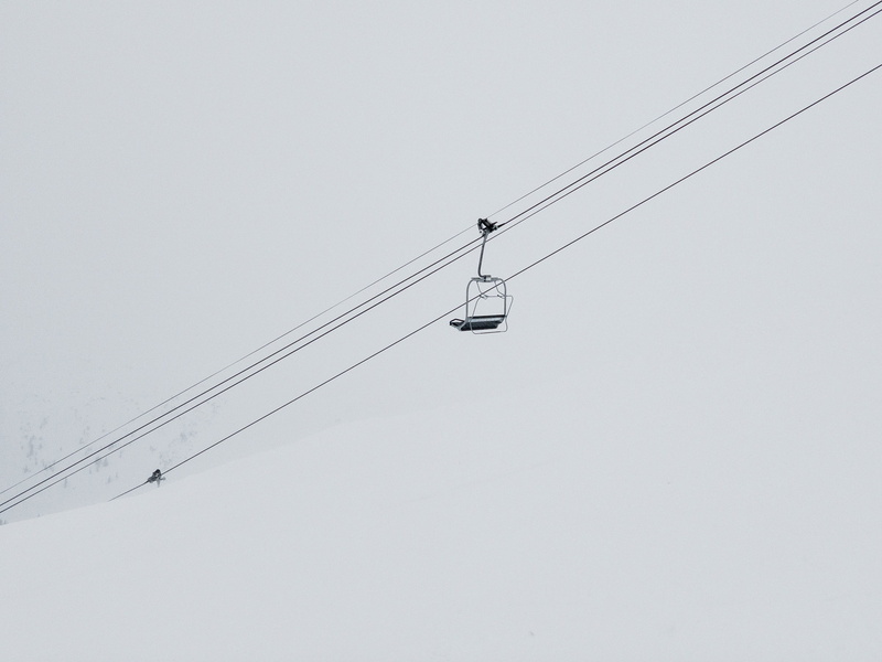 day, cable, ski, beauty in nature, black, electricity, low angle view, power supply, transportation, connection, mode of transportation, power line, clear sky