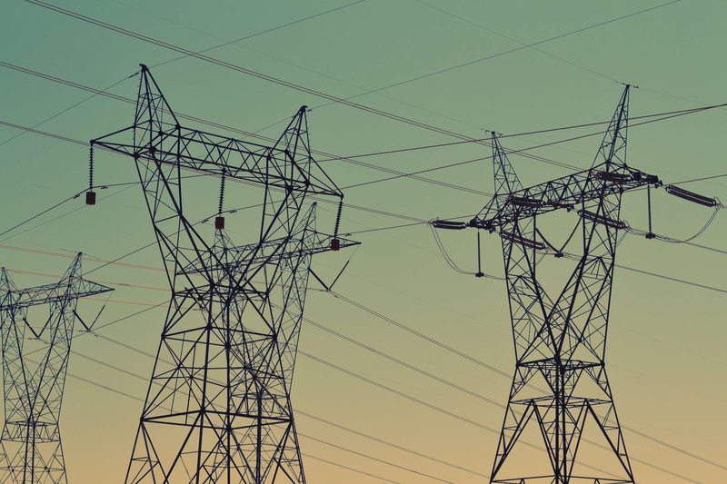 energy, low angle view, sky, cable, electrical equipment, tall - high, no people, 4K, high voltage sign, fuel and power generation, electrical grid, metal