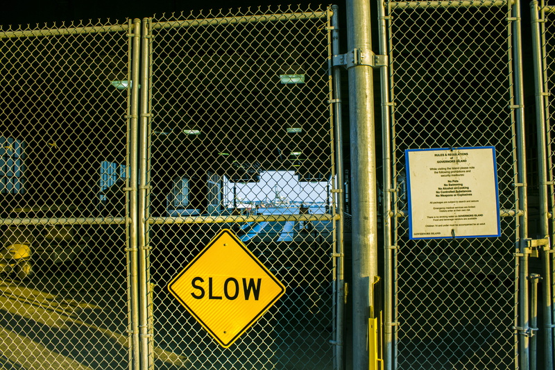 sunlight, security, safety, message, building, closed, new york, information sign, western script, day, protection, slow sign, information, city, power supply