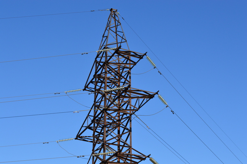 connection, power supply, clear sky, sky, electric power, Lap, 5K, architecture, electricity pylon, girder, fuel and power generation, low angle view