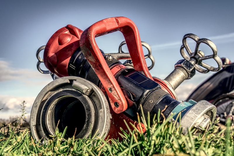 hdr, machinery, sky, fire syringe, fire, plant, no people, wheel, agricultural machinery, outdoors, fire hose, contrast, day, transportation, accessories