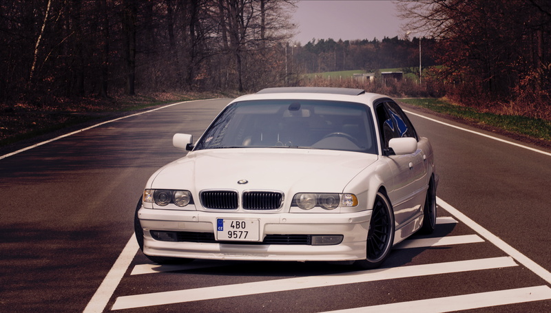 road, outdoors, day, E38, lights, engine, Boomer, sport, road trip, wheel, plant, mode of Transport, grille, transportation, traffic, front View, modern