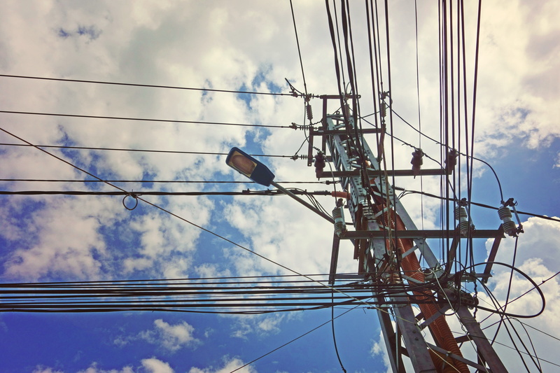 network, Pole, blue, Power, Electricity, Utility, power, white, complexity, pole, electricity pylon, 5K, telecommunication, Utility, animal, animal wildlife