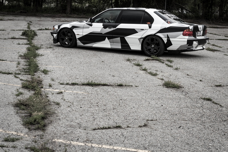 arctic camo, Alpina, 740il, BMW, Tuning, winter, camo, 5K