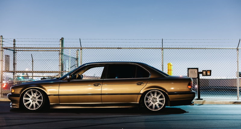 stance, tuning, car, E38, 2K, BMW, 7 series