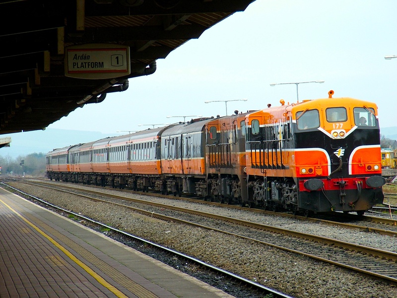 train - vehicle, 1080P, limerick junction, track, county tipperary, outdoors, station, travel, land vehicle, rail transportation, passing train, passenger train