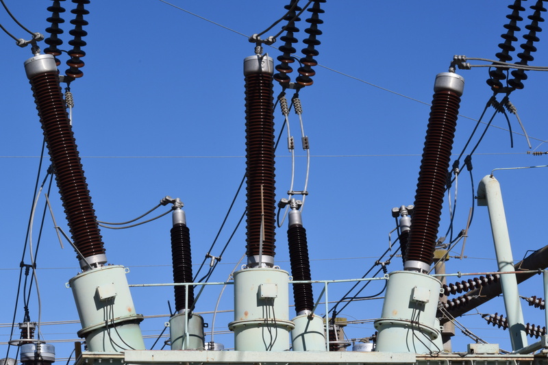 power line, power station, transformer, cable, industry, technology, 5K, hv, electricity, clear sky, fuel and power generation, electrical energy, power supply