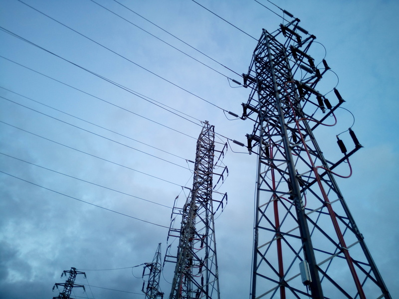 global communications, cable, sky, power line, technology, torres, light, electrical tower, energy, fuel and power generation, 4K, electrical component