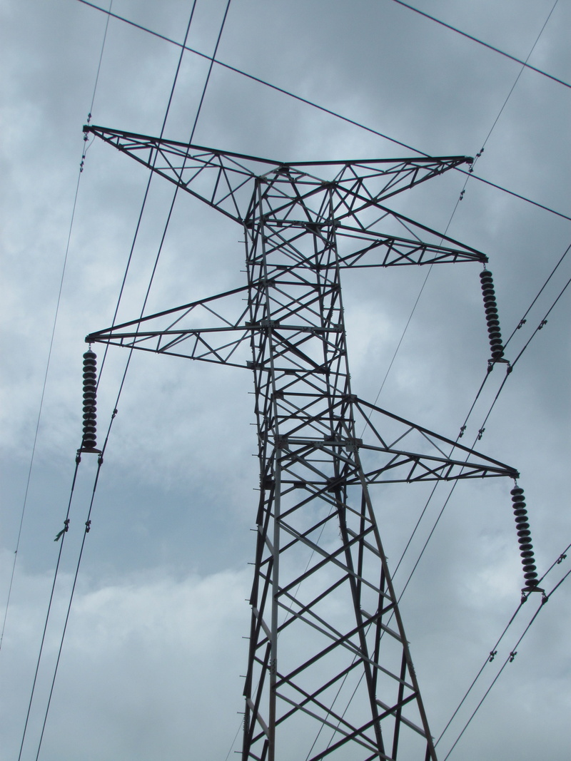 hv, connection, cable, electricians, day, electricity pylon, outdoors, sky, danger, Tower, complexity, low angle view, nature, electrical equipment, power line