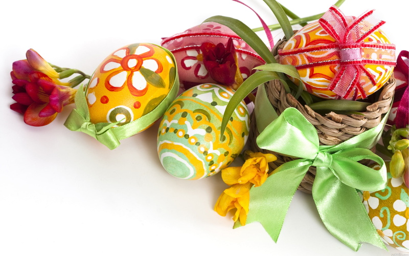 Easter, 2K, three, Gift, Egg, eggs