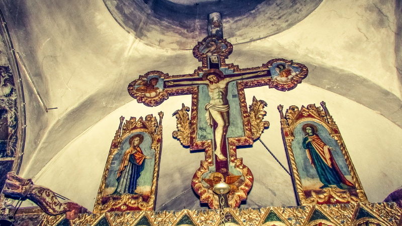 no people, Artwork, art and craft, chapel, jesus, 4K, orthodox, angel, building, male likeness, human representation, religious equipment, medieval, ornate