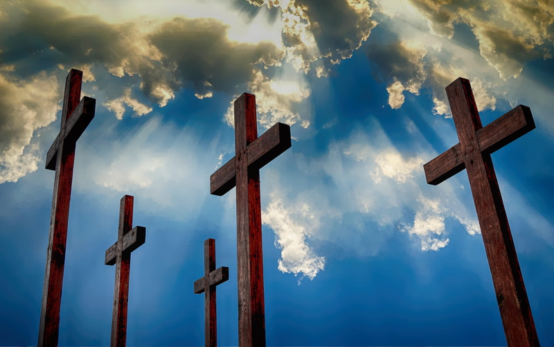 symbol, nature, christ, cloudscape, cross shape, christian, 4K, wood - material, holy, low angle view, standee, day, religion, wooden, cross, belief, crucifix