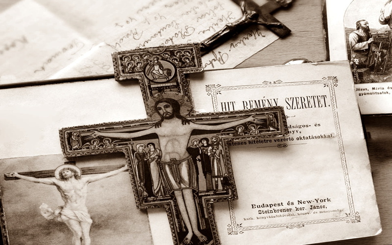 cross, statue, Hungarian, sculpture, architecture, spirituality, history, human representation, 1080P, text, Jesus Christ, Christianity, carving, belief