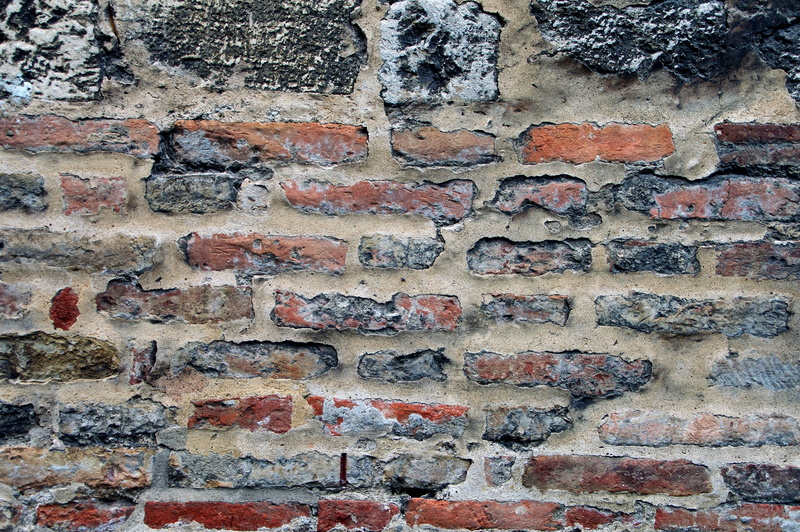 pattern, brick wall, deterioration, germany, brick, textured, evangelical church, ulm cathedral, spire, building exterior, damaged, wall, ulm, stone material