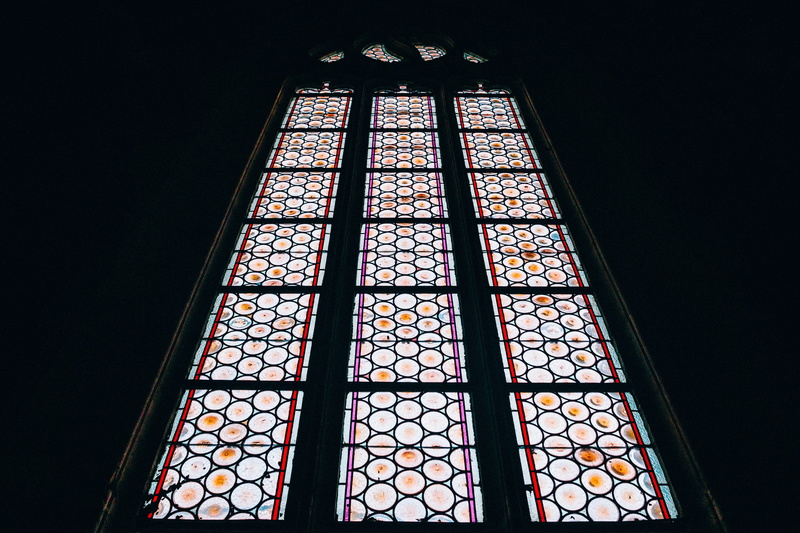 no people, city, faith, biserica, architecture, low angle view, belief, built structure, church, window, floral pattern, color, ceiling, black, day, 4K