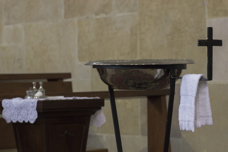 baptized, no people, spirituality, christ, architecture, domestic bathroom, bath, sacred, cruz, home, baptism, basin, wall - building feature, bathroom