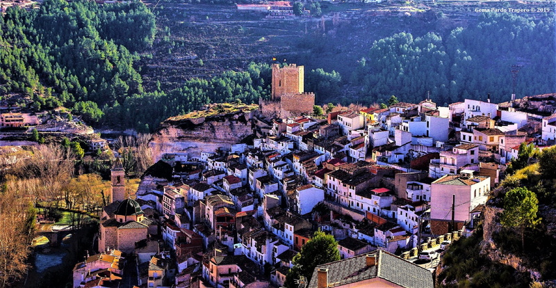 Castle, Spain, 1080P, Village, Man Made, Albacete, Castilla la Mancha, Town