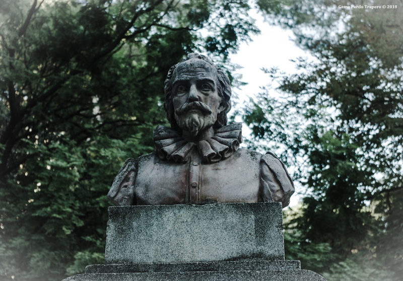 Cervantes, 1080P, Spain, Statue, Albacete, Park, Man Made