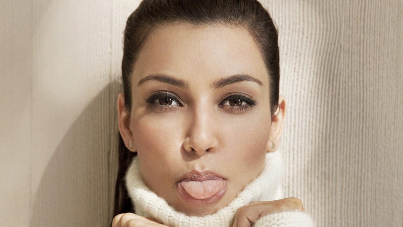 kardashian, photography, Celebrity, women, TagNotAllowedTooSubjective, tongue, 1080P, kim, kim kardashian, abstract, art, hd