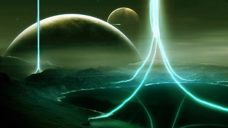 abstract, science, fantasy, hd, outer, x, 720P, art, fiction, space