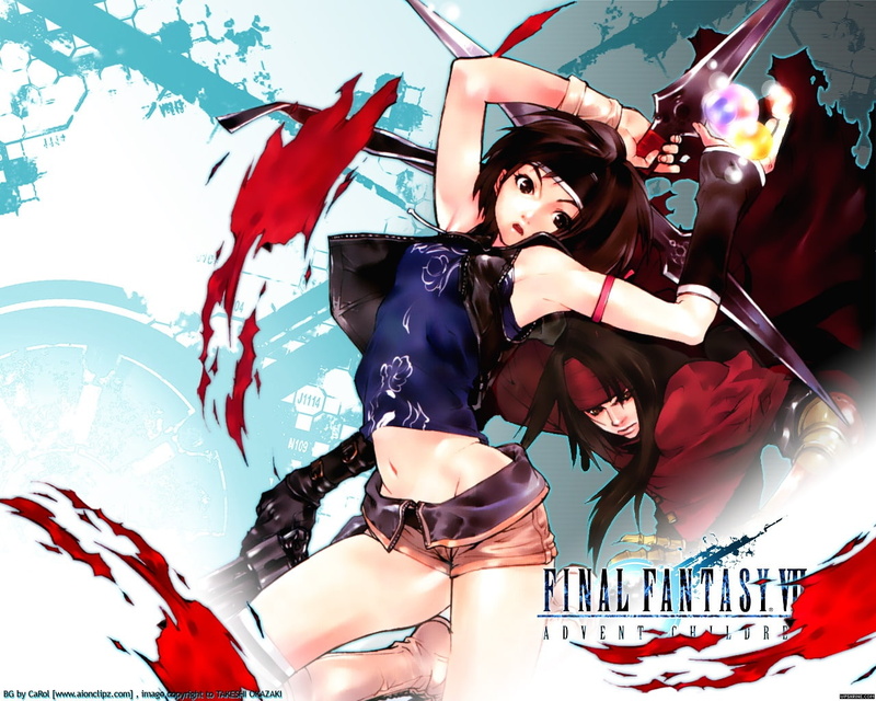 fantasy, Final Fantasy, brunettes, 720P, games, hd, video, yuffie, art, vincent, kisaragi, x, final