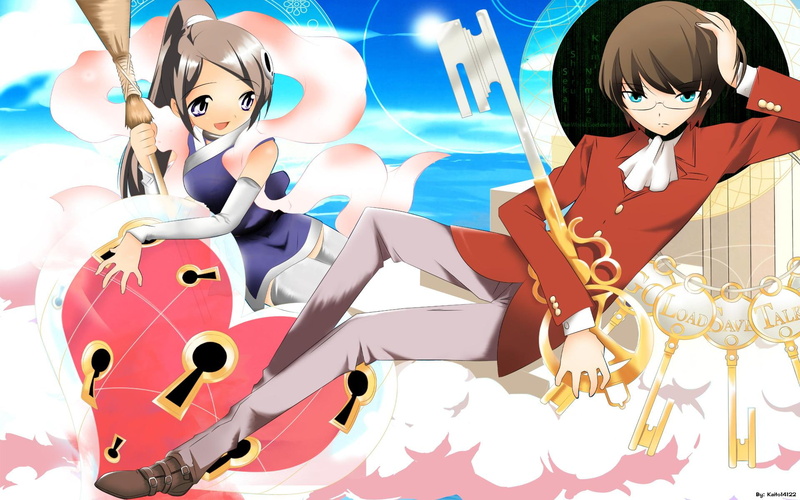 anime, elsee de ruth ima, 1080P, knows, de, world, katsuragi, ima, anime girls, girls, ruth, keima, elsee, god, the world god only knows, katsuragi keima