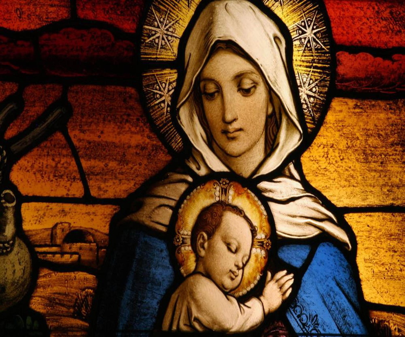 christianity, madonna, christmas, jesus, nature and landscapes, child, tgrams, 1080P, religion, mary, painting
