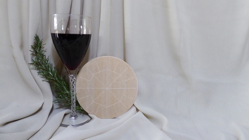 church, food, stem, still life, copy space, wafer, white color, wineglass, no people, long, Eucharist, household equipment, setting, wine, refreshment
