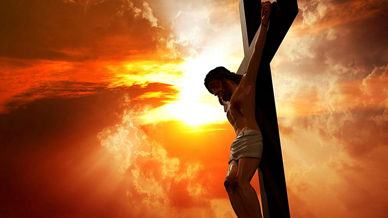 1080P, christian, cloud, cross, jesus, sun, sky