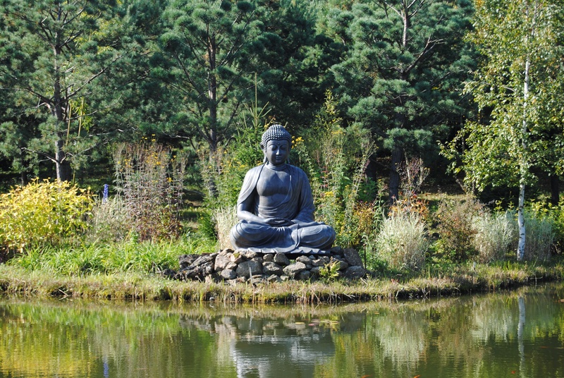 nepal, art and craft, statue, himalayas, human representation, body, water, deity, waterfront, male likeness, plant, front, green color, representation
