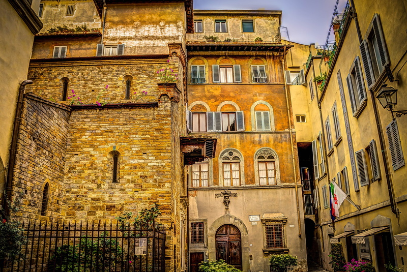 residential district, daytime, nature, facade, built structure, urban, low angle view, apartment, house, cities, architecture, florence, 4K, city, day