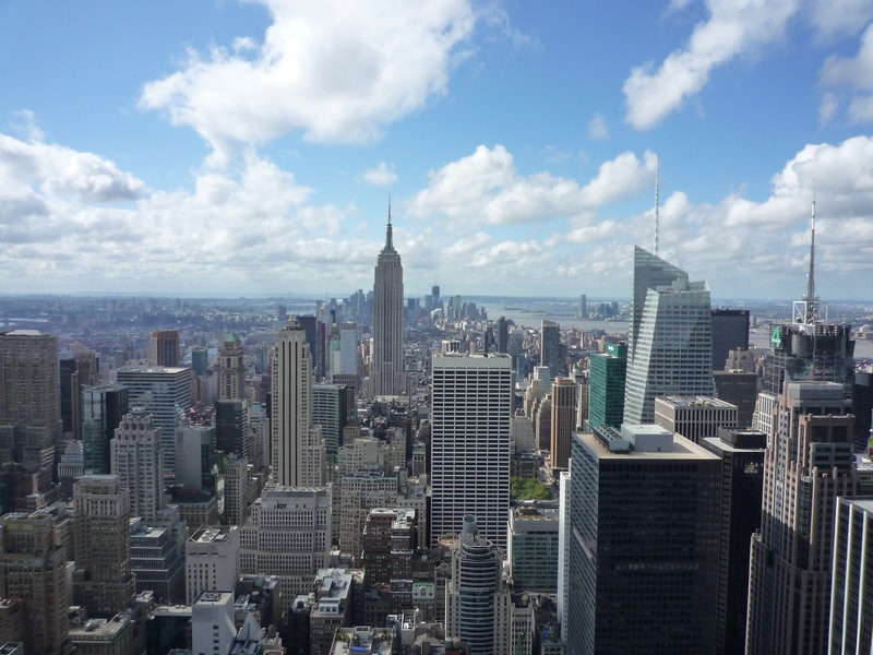 skyscrapers, sky, big apple, nature, building exterior, skyscraper, nyc, office building exterior, modern, ny, city, architecture, cloud - sky, skyline