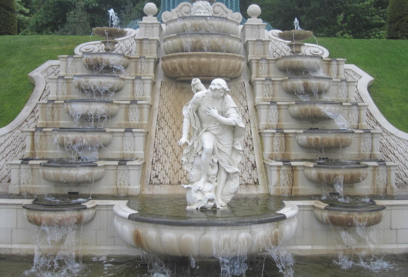 statue, nature and landscapes, het, palace, loo, water, 1080P, architecture, garden
