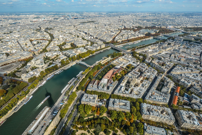 seine, sky, third, panoramic, day, aerial, fall, building exterior, travel destinations, no people, architecture, view, water, built structure, eiffel