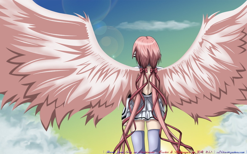 astraea, otoshimono, 1080P, hd, sora, Ikaros, nymph, Sora no Otoshimono, art, anime, x, hot