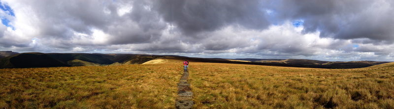 Landscape, mountain, mountain range, no people, england, autumn, Terrain, rain, path, sky, nature, environment, storm, 8K, panoramic, land, scenics - nature