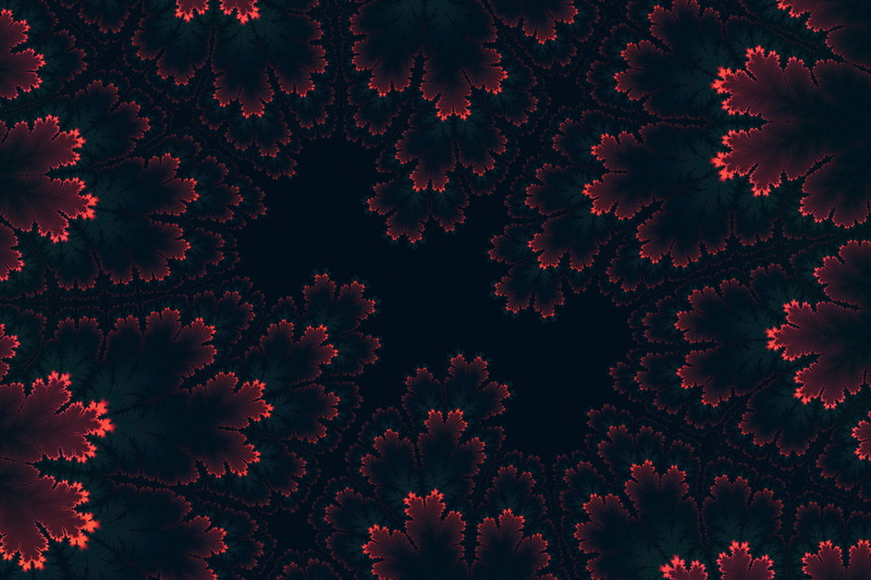 fractal, Adi Dizdarevic, 2K, symmetry, dark