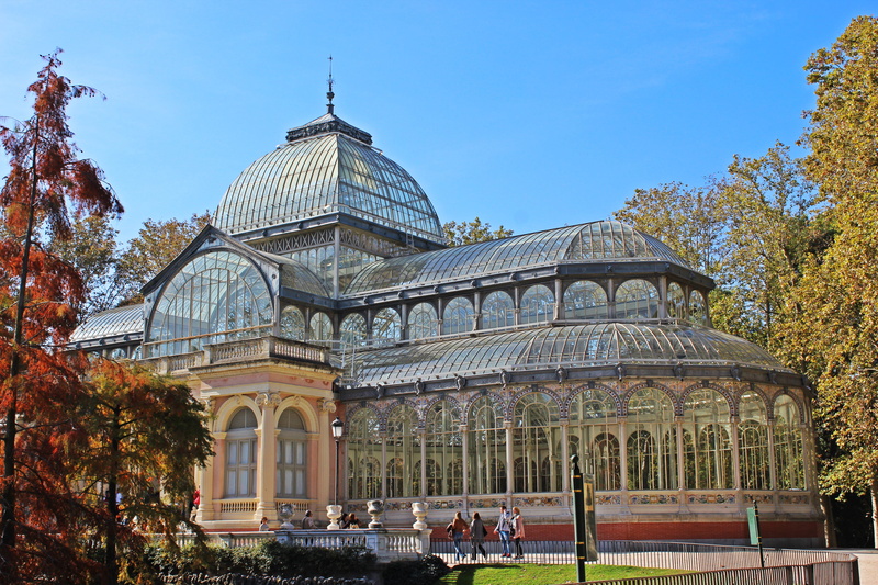 autumn, sky, building, day, Crystal Palace, ducks, nature, gala, spirituality, peace, low angle view, group of people, landscape, dome, culture, outdoors