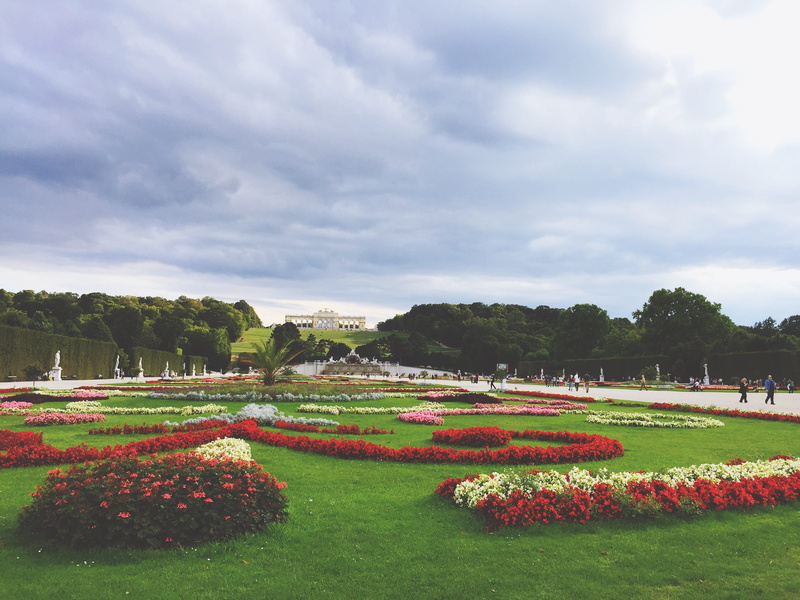 beauty in nature, tree, hedge, flowering plant, field, mansion, incidental people, flower, garden, flowerbed, white, nature, 2K, day, city garden, walk