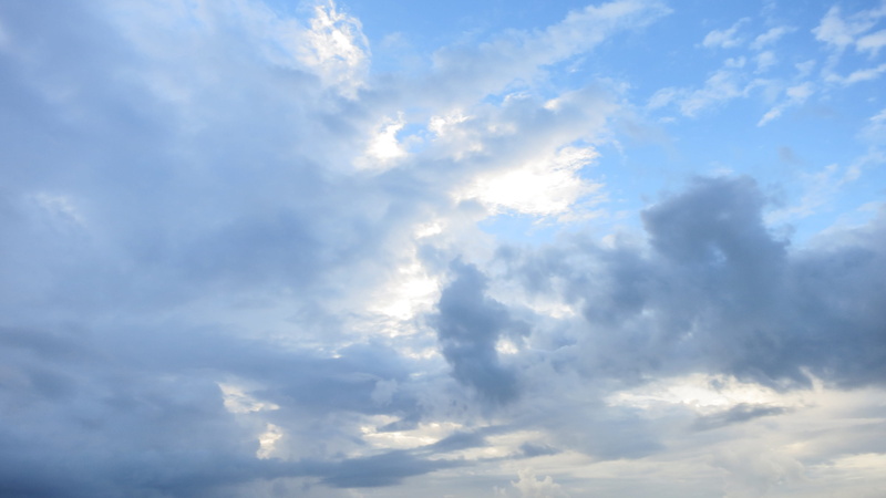 white color, full frame, tranquility, skies, dramatic sky, color, outdoors, calm, cloud - sky, sunbeam, spirituality, sunshine, 4K, sunny, beauty in nature