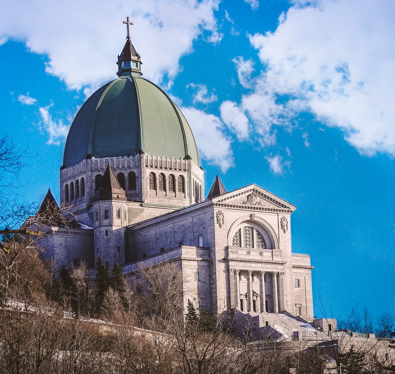 travel destinations, 1080P, heaven, no people, canada, travel, sharpness, spirituality, god, architecture, dome, montreal, building, montréal, day, oratory