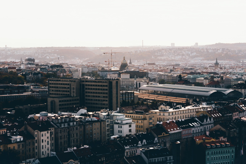 exterior, sky, cityscape, travel, financial, outdoors, downtown, capital, city, architecture, dark, evening, nature, church, construction, bridge, horizon