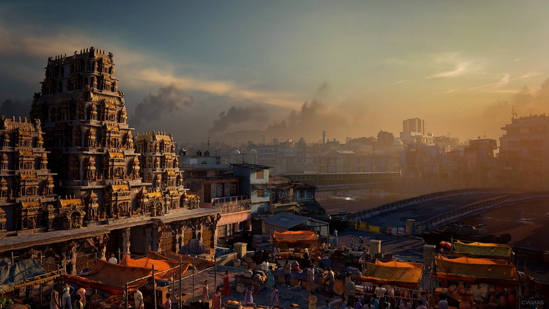 screen shot, Sony, video game art, city, India, PlayStation 4, uncharted, video games, 1080P, PlayStation, landscape, Naughty Dog, 4Gamers, Uncharted : The