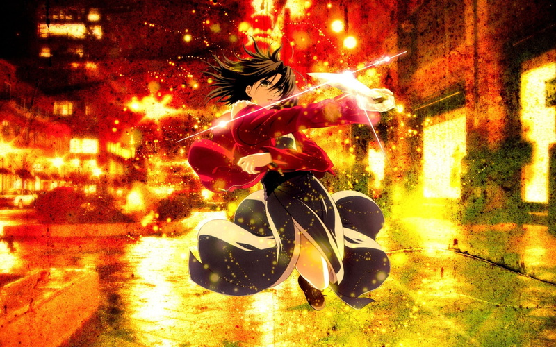 Takeuchi Takashi, Type Moon, Ryougi Shiki, 1080P